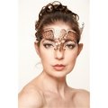 Supriseitsme Elegant Rose Gold Venetian Laser Cut Masquerade Mask SU902995